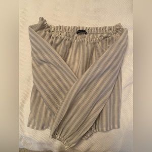 Brandy Melville long sleeve off the shoulder top